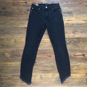 Joe’s Jeans l Black Denim The Icon Mid Rise Skinny Ankle Jeans